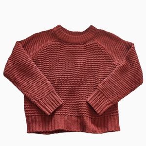 Rust Knit Sweater